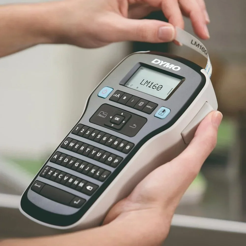 Dymo 160 Label Manager Label Maker + Dymo White/Clear 1/2